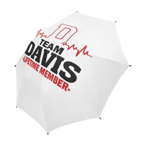 Team Davis Semi-Automatic Foldable Umbrella