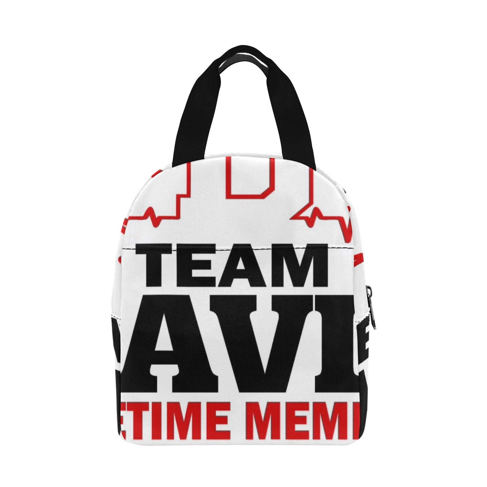 Team Davis Zipper Lunch Bag