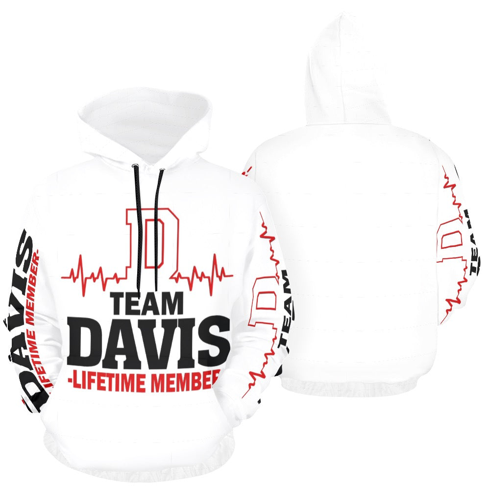 Team Davis All Over Print Hoodie for Men